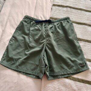 Men's Green Mesh Lined Columbia Swim Trunk Shorts